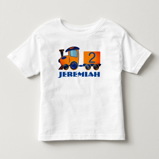 Baby Age Birthday Train Kleinkind T - Shirt (Vorderseite)