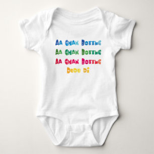Baby - ah Chak Flasche Strampler
