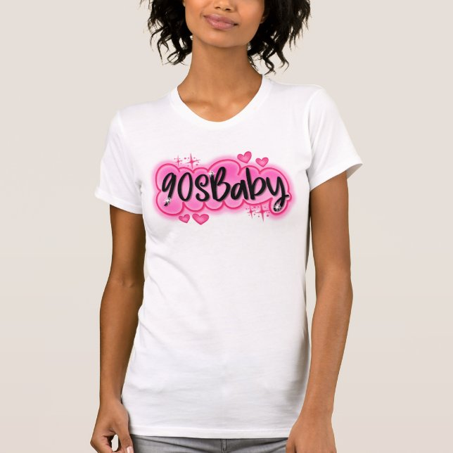 Baby Airbrush-T-Shirt der 90er T-Shirt (Vorderseite)