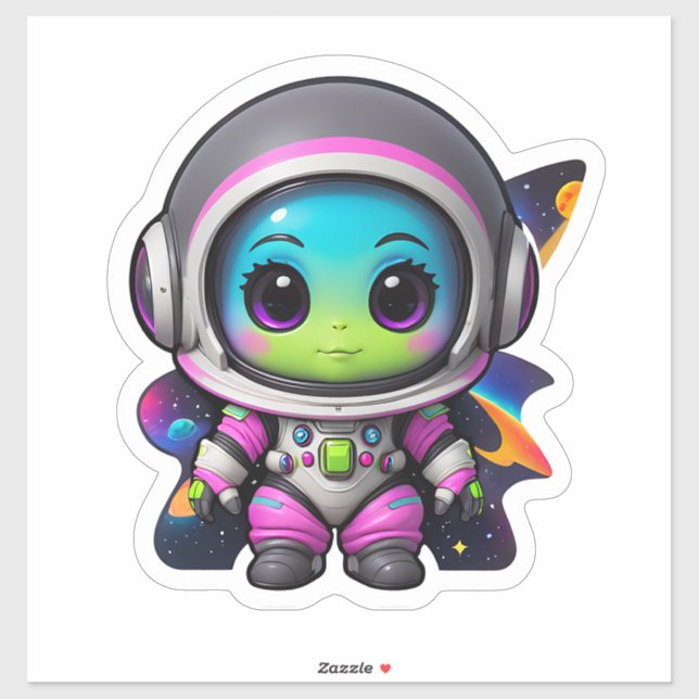 Baby Alien Aufkleber (Blatt)