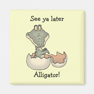 Baby Alligator-Schläge von Egg Magnet