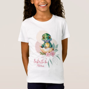 Baby Alligator schlägt BlumenSchwester T-Shirt