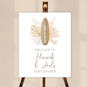 Baby an Bord Baby Dusche Begrüßungszeichen Poster