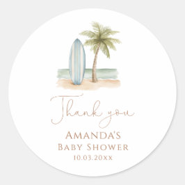 Baby an Bord Babydusche Runder Aufkleber