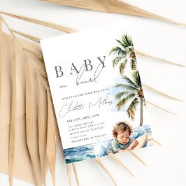 Baby an Bord Babydusche, Surf Beach Einladung
