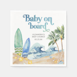 Baby an Bord Beach Baby Dusche Serviette