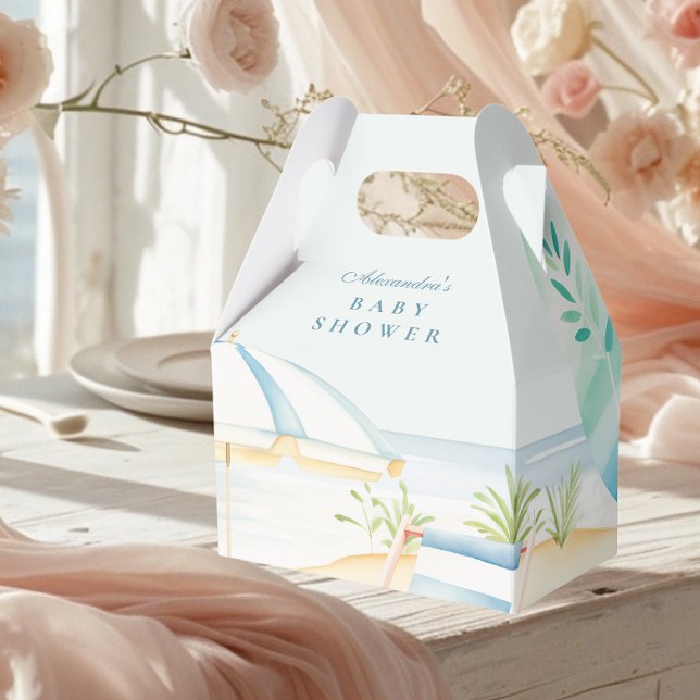 Baby an Bord Beach Surf Baby Dusche Geschenkschachtel (Von Creator hochgeladen)