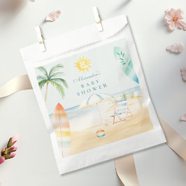Baby an Bord Beach Surf Baby Dusche Geschenktütchen
