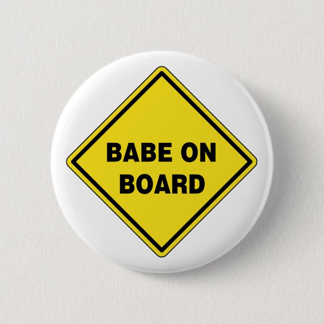 Baby an Bord Button (Vorderseite)