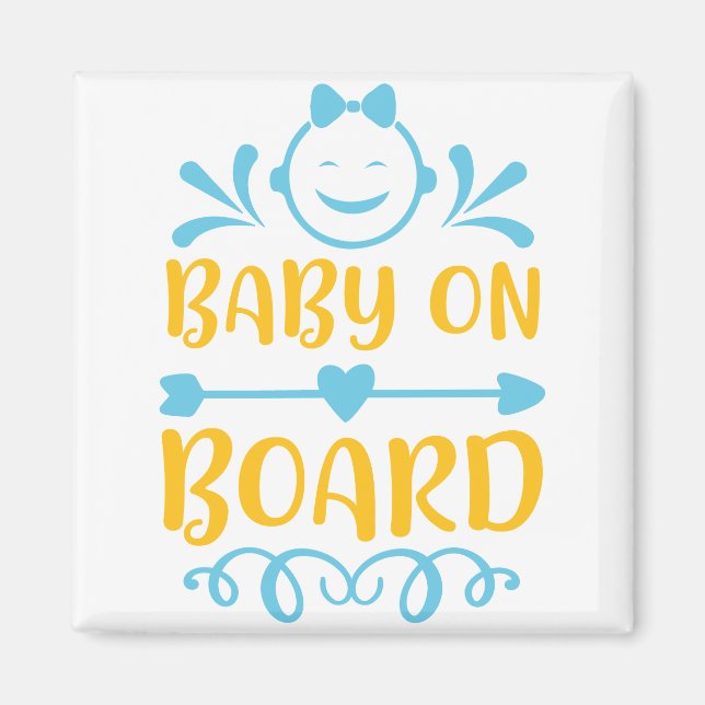Baby an Bord Magnet (Vorne)