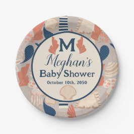 Baby an Bord Nautical Baby Dusche Pappteller