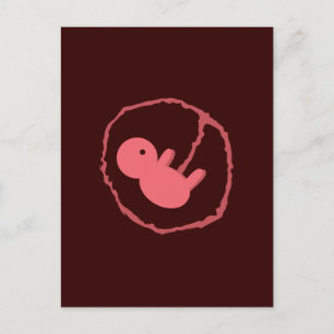 Baby an Bord Postkarte