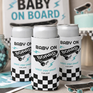 Baby an Bord Skateboard Babydusche kann Kühler Selters Dosenkühler