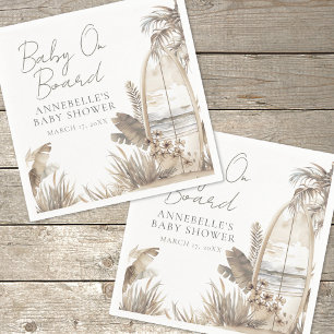 Baby an Bord Strand-Baby-Party Serviette