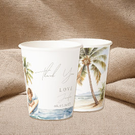 Baby an Bord, Surf Baby Dusche Pappbecher