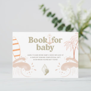 Baby an Bord Surfboard Strand Buch für Baby Karte