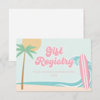 Baby an Bord Surfing Baby Shower Registry