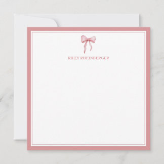Baby and Little Girl Stationary Mitteilungskarte