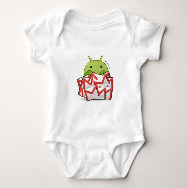 Baby Android Strampler (Vorderseite)