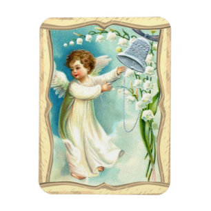 Baby Angel mit Blue Bell Magnet