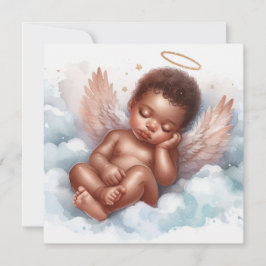 Baby Angel neugeboren Karte