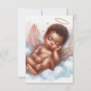 Baby Angel neugeborene Karte