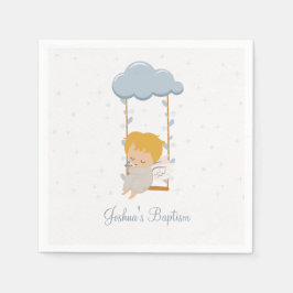 Baby Angel, Taufe Serviette