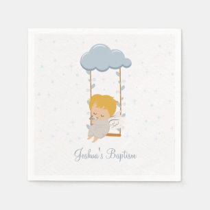 Baby Angel, Taufe Serviette