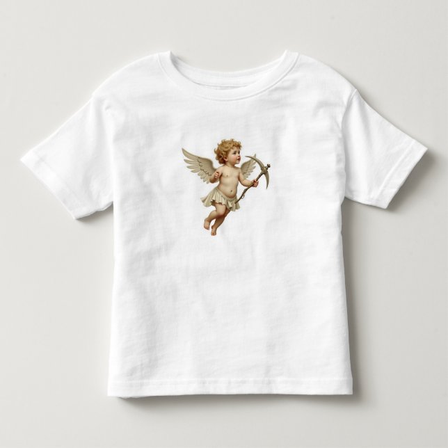 Baby Angel With Scythe For Toddlers Kleinkind T-shirt (Vorderseite)