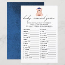 Baby Animal Game French Bonjour Bebe Watercolor