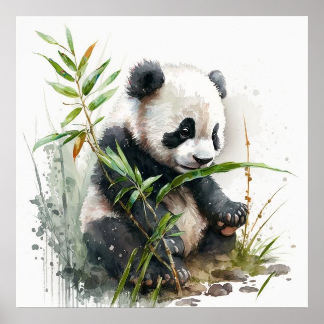 Baby Animal Prints for Kinderzimmer, Safari Poster (Vorne)