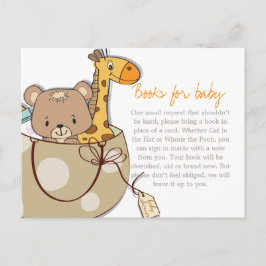 Baby Animals Babydusche Buchungsanfrage Einladungspostkarte