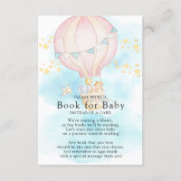 Baby Animals Balloon Ride Book for Baby Card