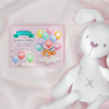 Baby Animals Balloons Niedlich Baby Dusche