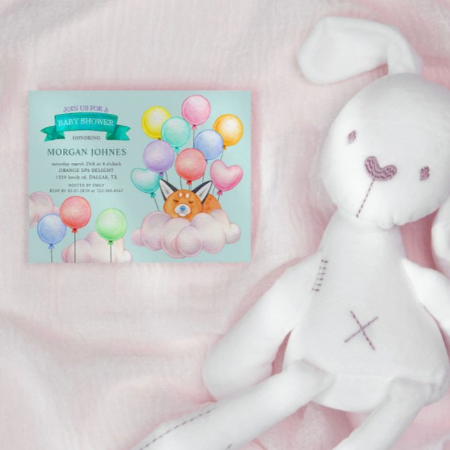 Baby Animals Balloons Niedlich Baby Dusche (Von Creator hochgeladen)