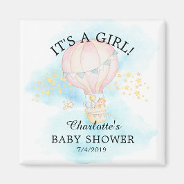Baby Animals Hot Air Balloon Baby Dusche Gefallen Magnet
