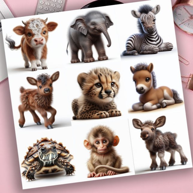 Baby Animals Set 2 Aufkleber (Von Creator hochgeladen)