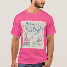 Baby Anreise T-Shirt | Glückwunsch Neue Eltern
