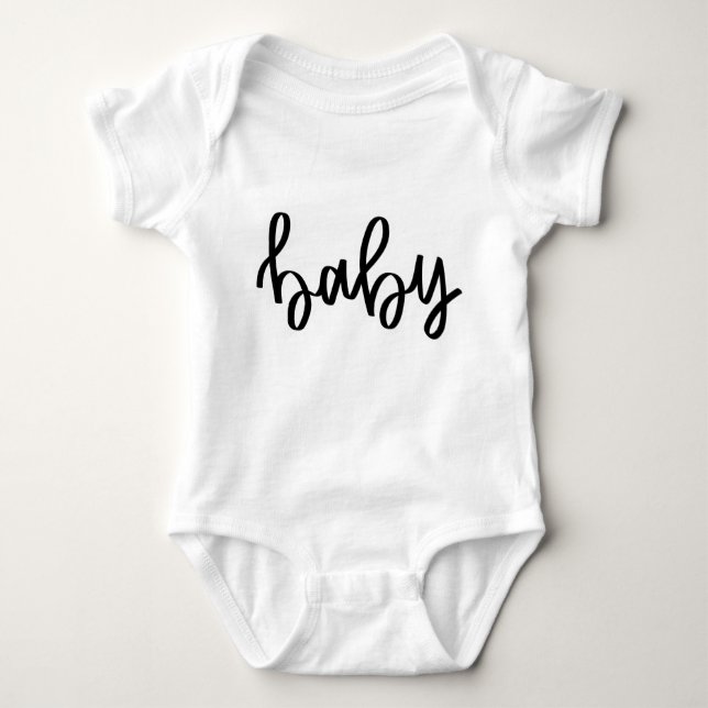 Baby Anzug Girl oder Boy 03 Monate bis 18 Monate. Baby Strampler (Vorderseite)