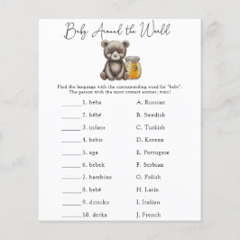Baby Around - Baby Shower Game