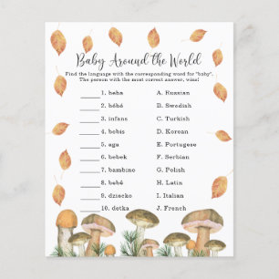 Baby Around the World - Baby Shower-Spiel