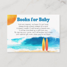 Baby auf Bord Surf Baby Shower Bücher für Baby