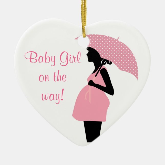 "Baby auf der Weise" Verzierung Keramikornament (Vorne)