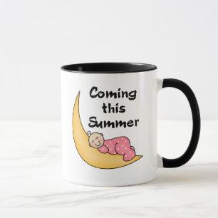 Baby auf Mond-Sommer Tasse