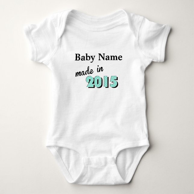 Baby aus 2016 strampler (Vorderseite)