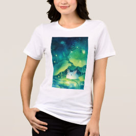 Baby Axolotl Blume Pond Tri-Blend Shirt