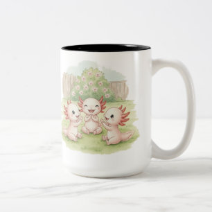 Baby Axolotl & Freunde Zweifarbige Tasse