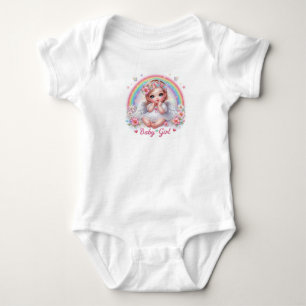 Baby Baby Baby Angel Rainbow, Schmetterlinge Strampler