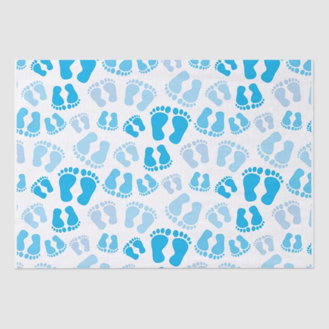 Baby-Baby-Füße Seidenpapier (Vorderseite)