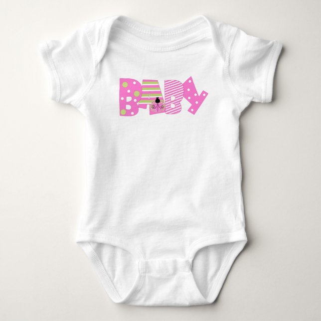 Baby-Baby Jersey Bodysuit Baby Strampler (Vorderseite)